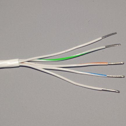 Shielded Wire, 24 Gauge. 5 Conductor - Steinair Inc.