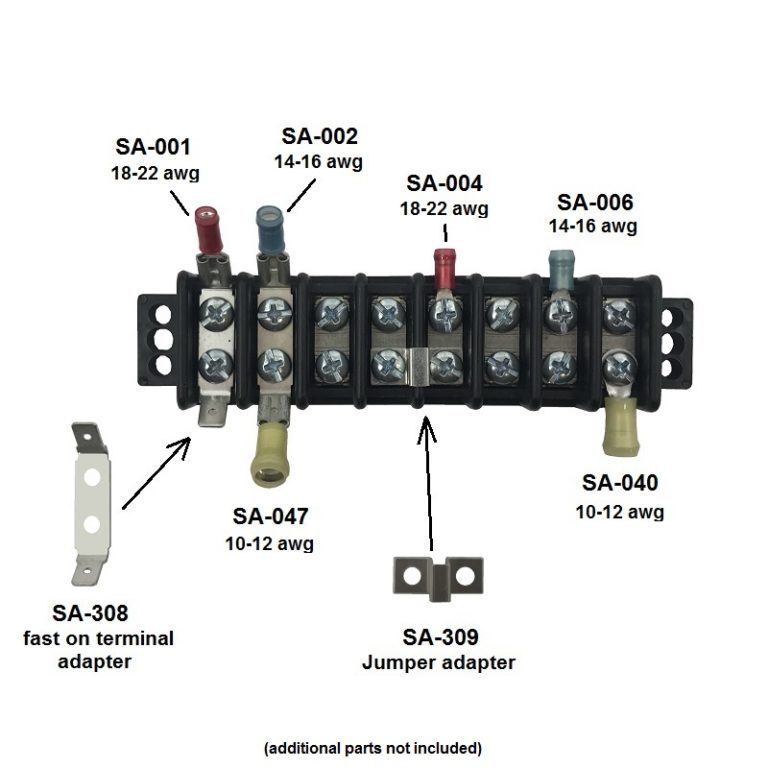 Terminal Strip, 2x8 Position, Heavy Duty Steinair Inc.