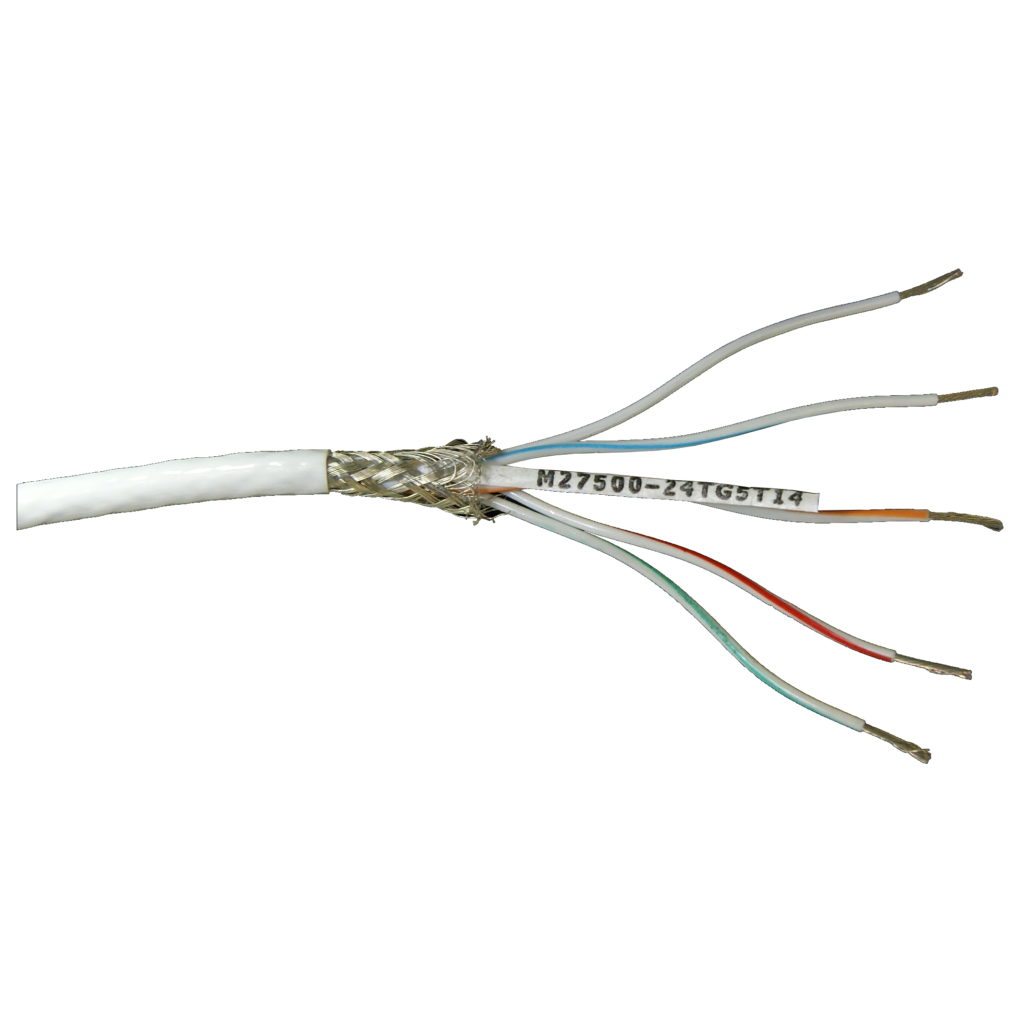 Shielded Wire, 24 Gauge. 5 Conductor