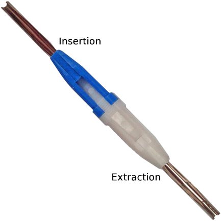 AFM8 Positioner K13-1, for STANDARD D-Sub Connectors, BOTH Male & Female