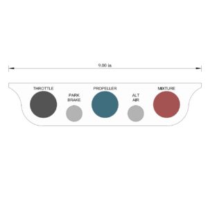 9 Inch Throttle bracket