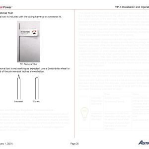 Vertical Power pin removal tool.