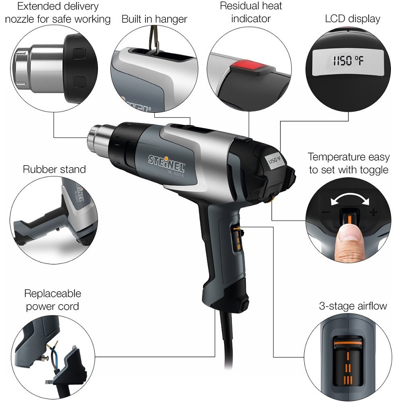 Steinel Digital Heat Gun - Steinair Inc.