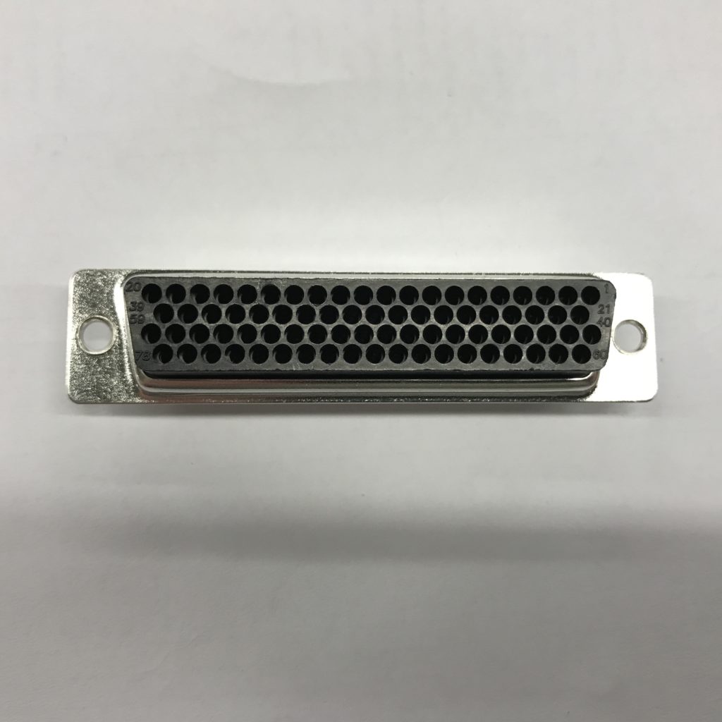 Dsub connector high density 78 pin male steinair inc 