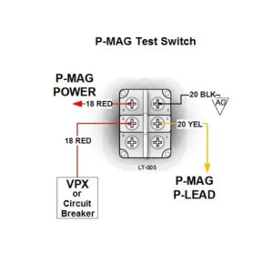 LT-005 DPDT 3 POSITION LOCKING P-MAG SW