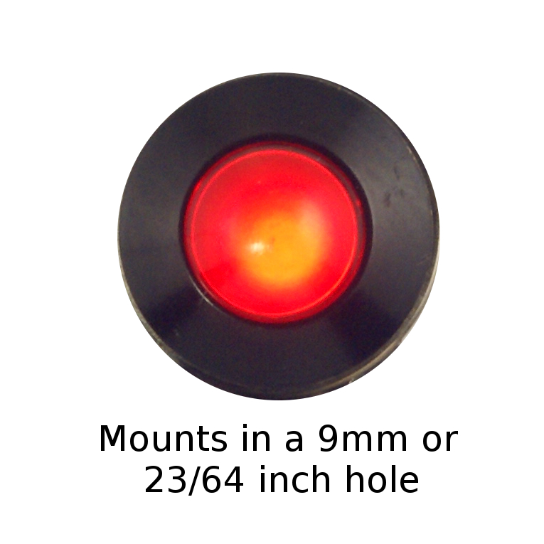 Red LED Indicator Light, 12V - Steinair Inc.