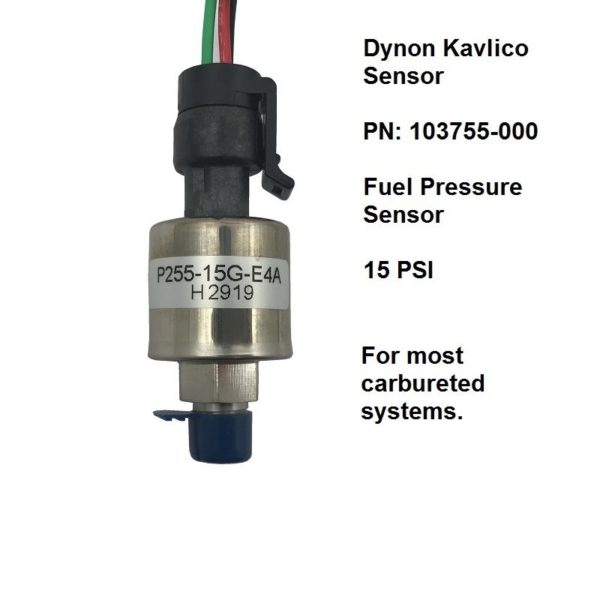 PN. 103755 Carb Fuel Injected pressure sender, Kavlico 15 PSI