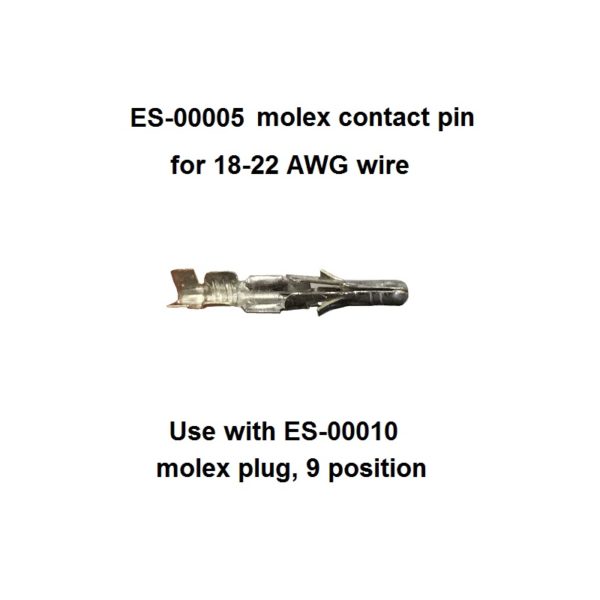 ES-00005 molex pin contact for 9 Position Molex Plug