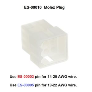 ES-00010 Molex connector 9 position