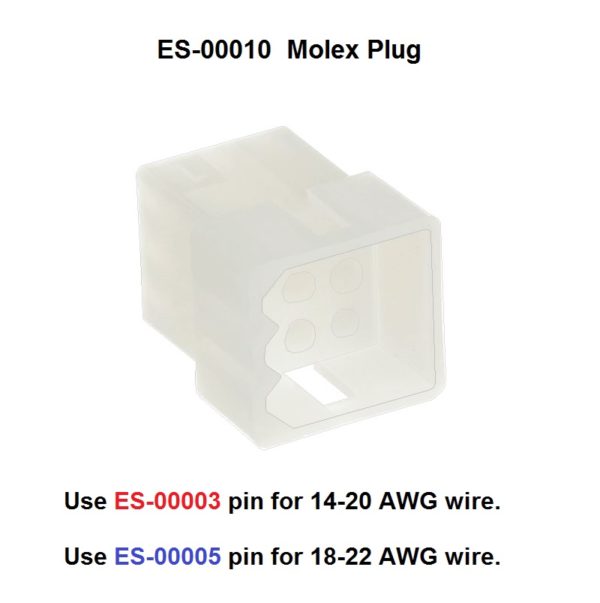 ES-00010 Molex connector 9 position