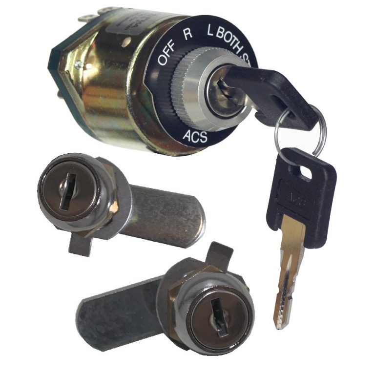 Key Switch ACS w/ Start Position and Matching Lock Set Steinair Inc.