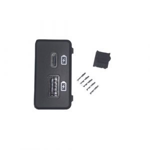 Dual USB Charger Type A and Type C