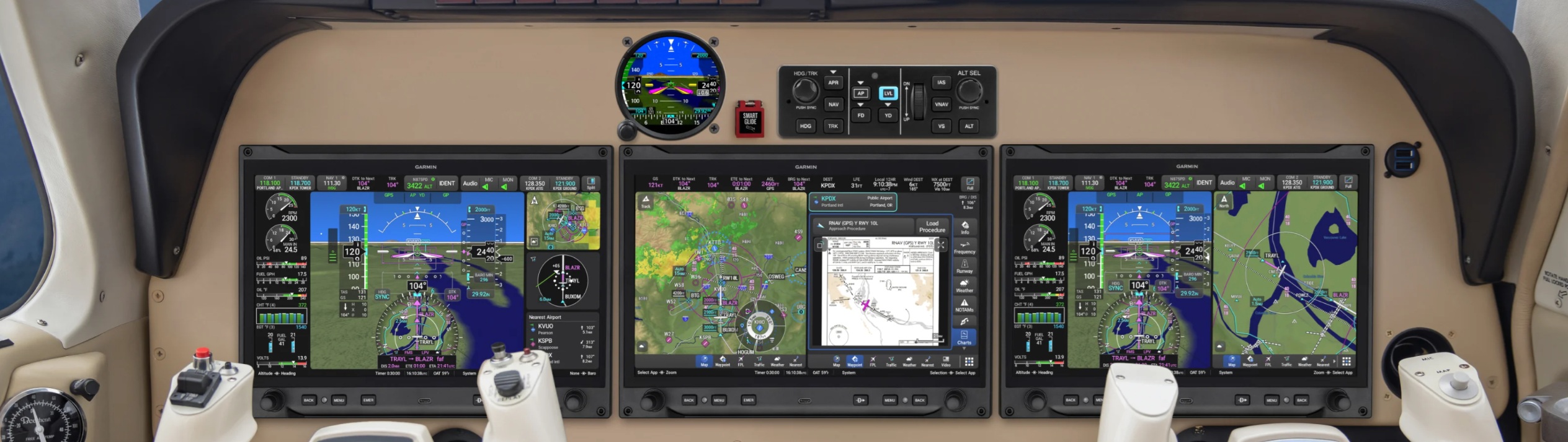 AXIS screen Garmin AXIS 11.6-inch flight display PFD