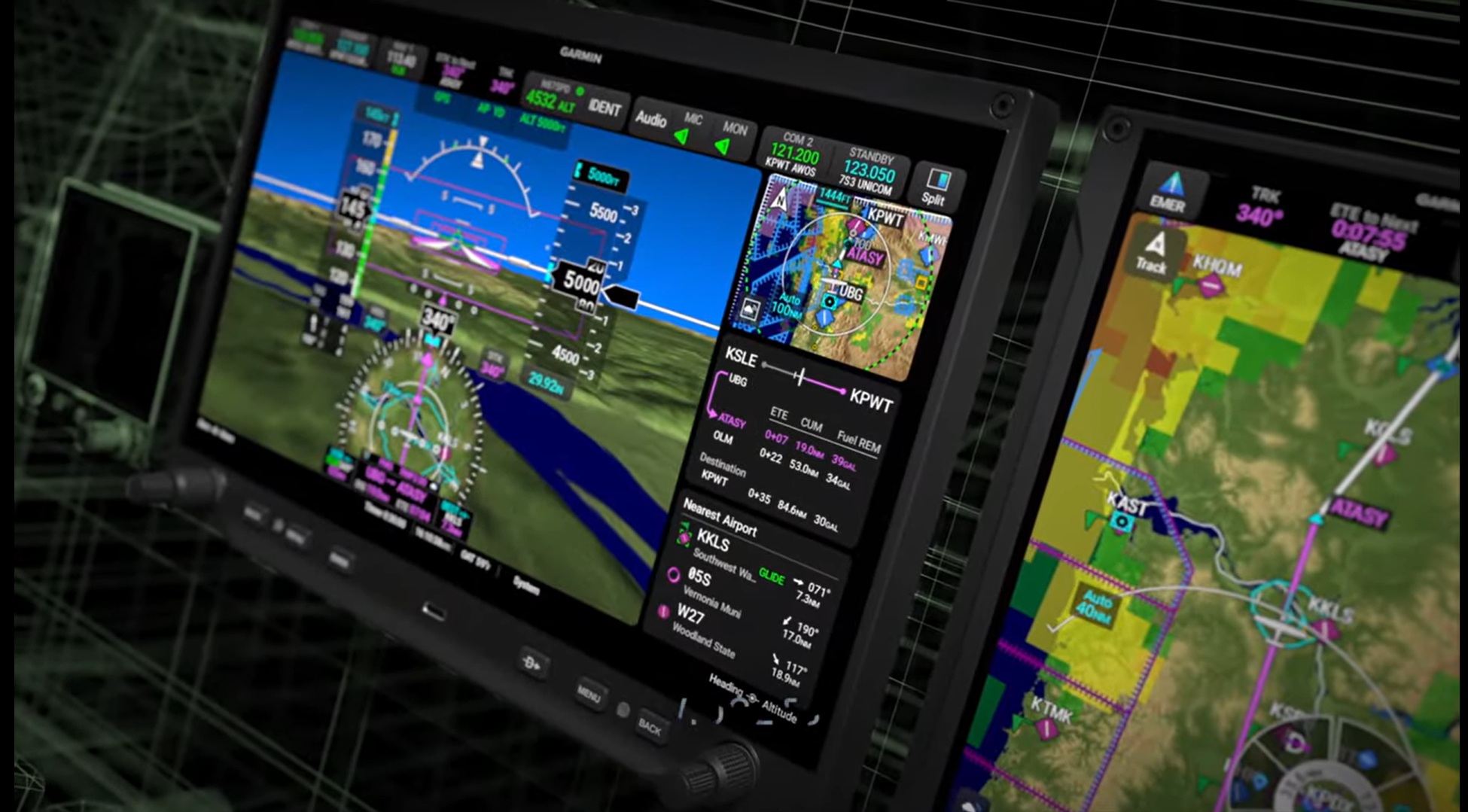 AXIS screen Garmin AXIS 11.6-inch flight display PFD