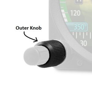 Garmin 430-00055-00 replacement outer dual knob